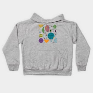 Mid century abstract Kids Hoodie